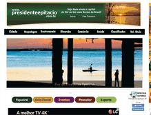 Tablet Screenshot of presidenteepitacio.com.br
